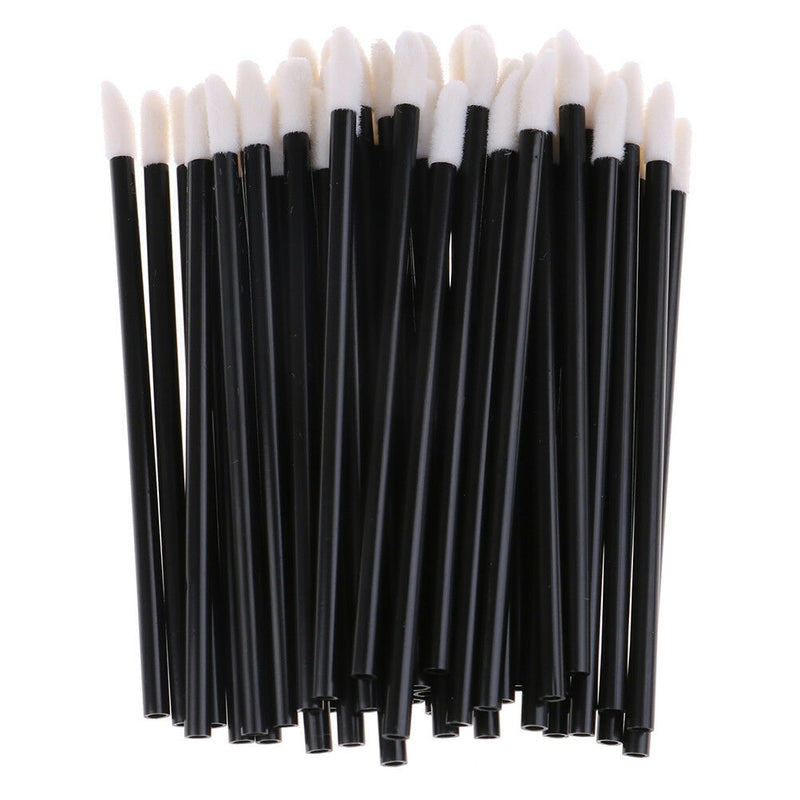 100 Disposable Lip Brush Gloss Wands Applicator Makeup Cosmetic Tool Beauty3C