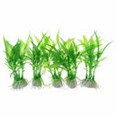 5X(Fish Tank Aquarium Ornament Plants, Pack of 5pcs Green N9D4)