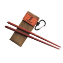 Foldable Chopsticks Travel Cutlery Set Rosewood Chopsticks Gift Carry Bag