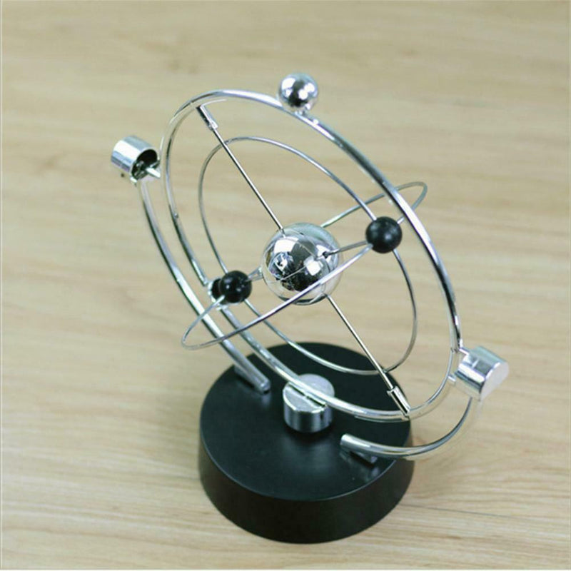 Electric Newton Cradle Steel Balance Ball Physics Science Pendulum Ornament
