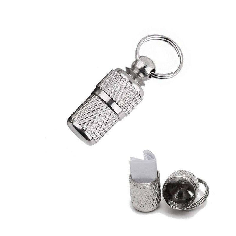 New 2pcs Popular Anti-Lost Stainless Steel Dog Tag Cat Tag Pet ID Name Tag Tube