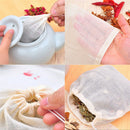 10 Pcs 8x10cm Large Cotton Muslin Drawstring Reusable Bags for Soap Herbs Tea3sp