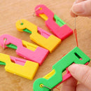 1Pcs Automatic Needle Threader Thread Guide Elderly Tool Sewing Kit Device X1O2