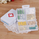 7days Foldable Mini Pill Box Container Drug Tablet Storage Travel Case Holder JR
