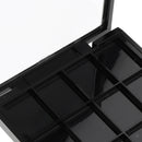 12 Slots Plastic Empty Eyeshadow Makeup Palette with Clear Lid for Concealer