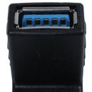 90 Degree USB 3.0 A Male to Female M/F Plug Adapter Connector Black