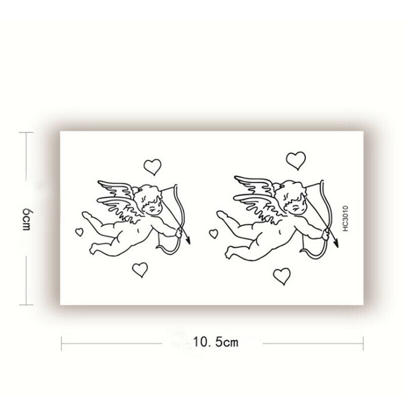 Ins style Waterproof and durable tattoo with Cupid Angel stickerB_kz