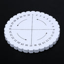 2pcs Round Square Kumihimo Macrame Braided Disk Plate Cord String Handmade Tool