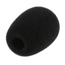 10 Pack Handheld Microphone Foam Windshield Sponge Mic Cover Black