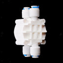 1/4" 4 Way Auto Shut Off Valve For RO Reverse Osmosis Water Filter System