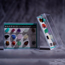 Natural Rock Gemstones Collection Box Quartz Crystal Mineral Specimen Kit