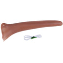 Long nose pinocchio puppet costume latex nose 7" elastic strap Halloween fa JCA+