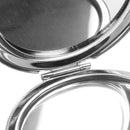 Travel Compact Pocket Crystal Folding Makeup Mirror , Royal blue