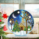 DIY Special Shaped Diamond Painting Christmas Tree House Light Home Decor