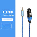 3.5mm Male to 3 Pin XLR Female Plug Connector Cable for Microphone Camera A