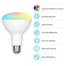 Smart WiFi Light Bulb RGBW E26 E27 LED Base Lamp Works w/Alexa Google Assistant