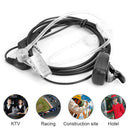 2Pin Acoustic Tube Headset Walkie Talkie Earpiece for Kenwood BaoFeng UV-5R