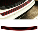 1* New Car Rear Bumper Sill/Protector Plate Rubber Cover Guard Pad Moulding Trim