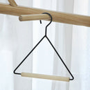 Nordic Style Geometric Design Beech Iron Towel Storage Rack Tissue Holder H