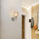 LED Wall Lamp E27 Glass Lampshade Entryway Living Room Wall Sconces Lighting
