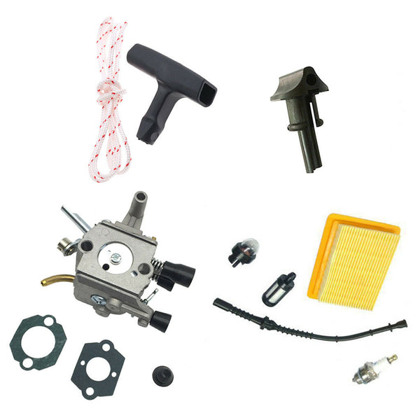 Carburetor Starter Handle Pull Air Filter for Stihl FS120 FS200 FS250 FS300