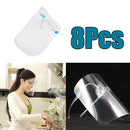 8x Safety Full Face Shield Cover Goggles Visor Anti-Fog Dust Protector