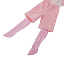 Cat Ear Hoodie Top Pants Stockings Outfit For 1/4 BJD SD MSD Pink