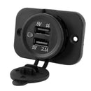 Dual USB Charger Socket for Boat / Rv / Car / Motor-home