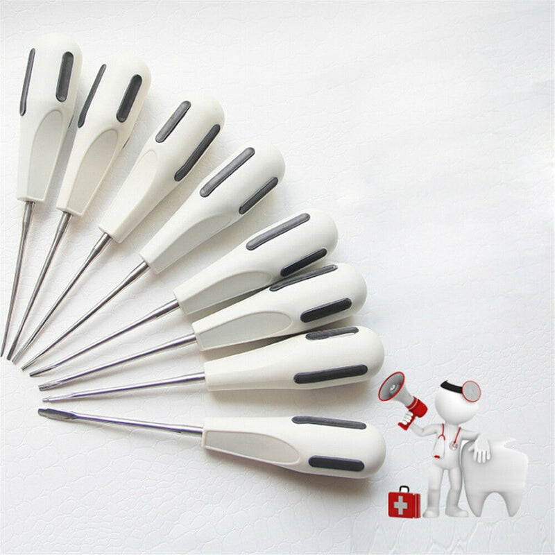 8Pcs Dental Extraction Root Minimally Invasive Tooth Extracting Forceps Tool Kit