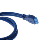 USB 3.0 Male Header 20 Pin To Female Extension Cable For