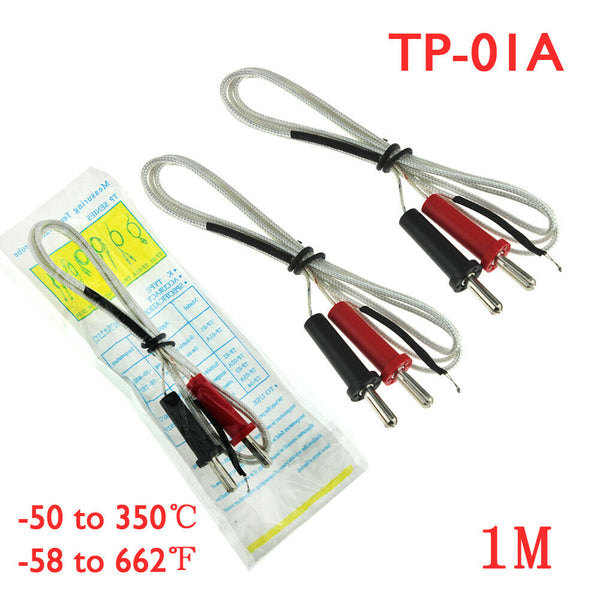TP-01A K-type 100cm Length Wire Temperature Test Thermocouple Sensor Probe
