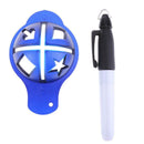 Sports Golf Ball Liner Line Drawing Maker Marking Alignment Tool with Pen