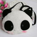 Cartoon Panda Soft Plush Women Makeup Cosmetics Storage Pouch Crossbody Bag Gift