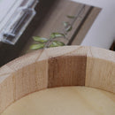 1PC Boutique Gift Wooden Box Jewerly Storage Gift Box Storage Wooden Round3C