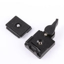 Quick Release Clamp Plate Adapter For Manfrotto 200PL-14 RC2 323 Tripod Q7B1