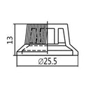 1 Volume & 2 Tone Control Switch Knobs for ST Sq Electric Guitar White