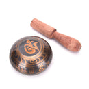 Buddhism Tibetan Hammered Yoga Copper Chakra Hammered Meditation Singing Bowl MO