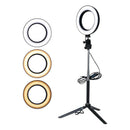 LED Selfie Ring Light Dimmable Camera Phone Video Photo Lighting w/ Tripod A