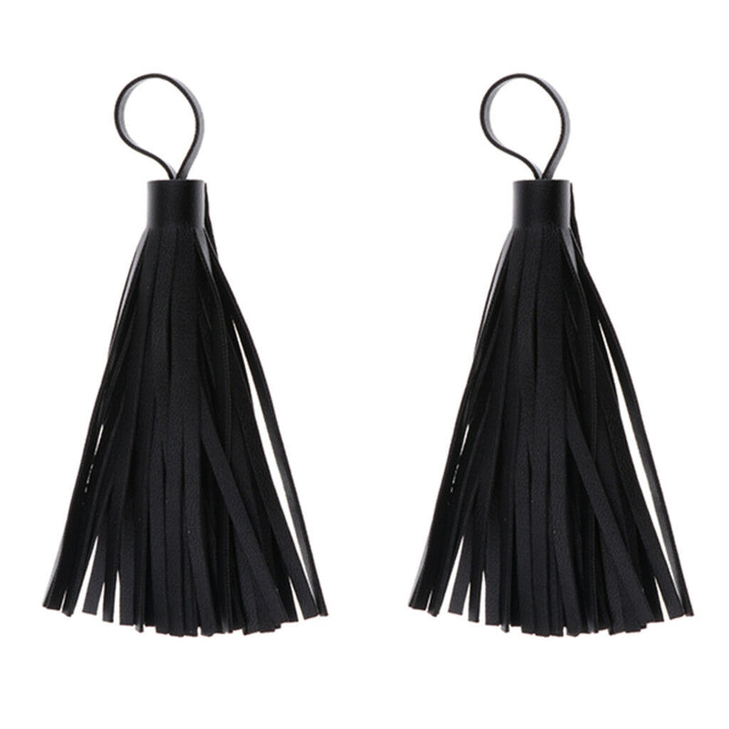 2x Korean Leather Car Handbag Purse Pendant Charm Tassel Keyring Gift Crafts