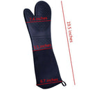 Extra Long Silicone Oven Mitts Heavy Duty Commercial Grade Oven Mitts Heat