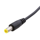 10Pcs 12V 5.5x2.1mm Male DC Power Socket Jack Connector Cable