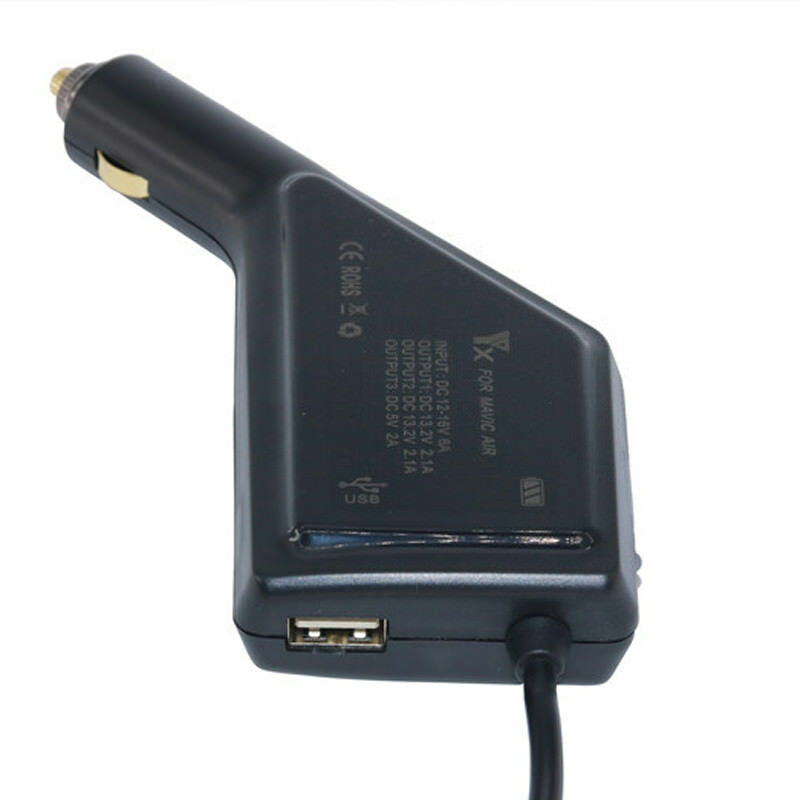 For DJI Mavic Air Drone 3 in 1 Battery Remote Control USB Charging Car Charger