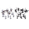 28pcs/set Knights Warrior Horses Medieval Soldiers Figures MiniModel ToyGi  Gw