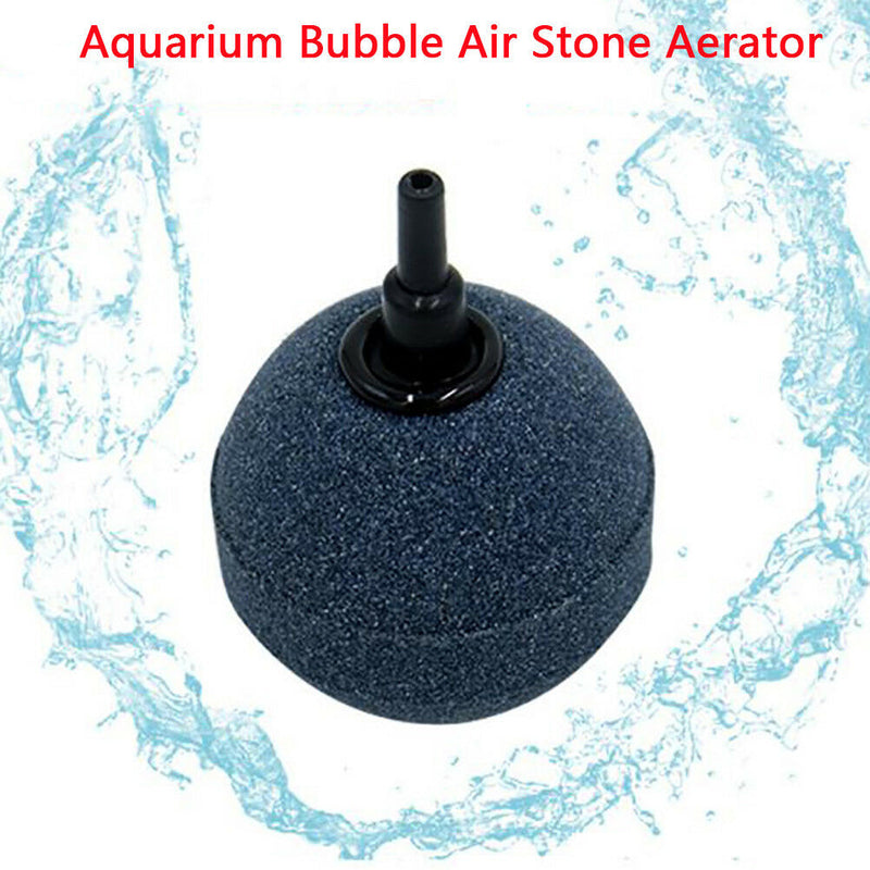 Aquarium`bubble air stone aerator fish tank pond pump hydroponics disk diffusBH*