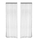 2PC Beautiful Sheer Window Elegance Curtains drape panel treatment Home decor AU