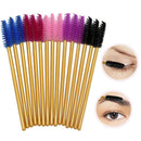 1/50Pcs/Pack Disposable Mini Eyelash Brushes Mascara Applicator Wand Brushe