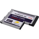 3 Port Hidden Inside USB 3.0 To Express Card 54mm Adapter Converter Chipset F6F5