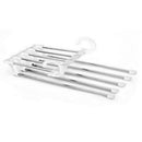 Multi-functional Pants Rack Shelves 5 in 1 Stainless Steel Wardrobe Magic Hanger