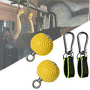 2pcs Pull Up Arm Strength Training Ball Hanging Strap Upper Body Exercise Gear