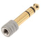 1PCS 6.35mm 1/4" Stereo Male to 3.5mm 1/8" Female Jack Plug Audio Adap- OZ